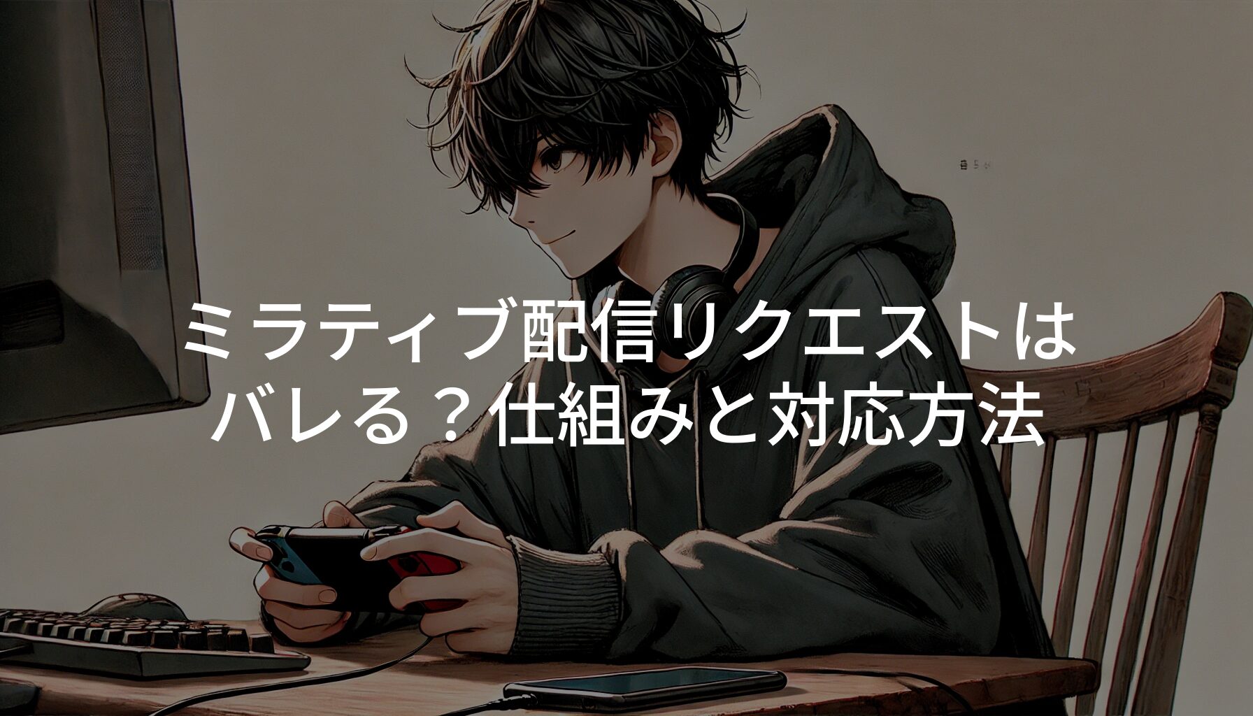 ミラティブ配信リクエストはバレる？仕組みと対応方法