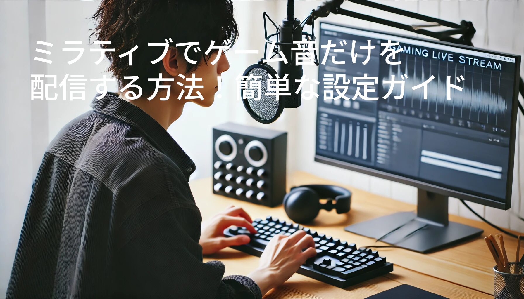 ミラティブでゲーム音だけを配信する方法！簡単な設定ガイド